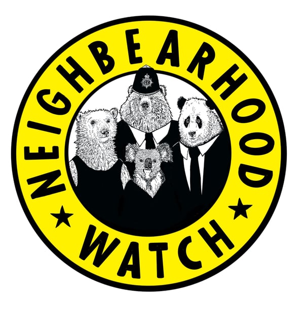Image of Neighbearhood watch window sticker