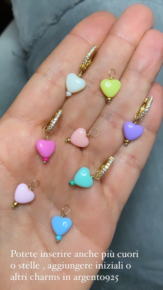 Image of Orecchini Beads Cuore