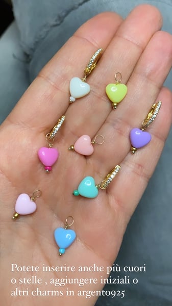 Image of Orecchini Beads Cuore