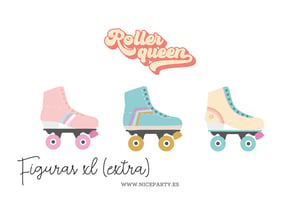 Image of Pack imprimible patines roller queen