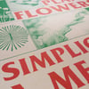 Simplicity As A Means of Resistance A3 riso print