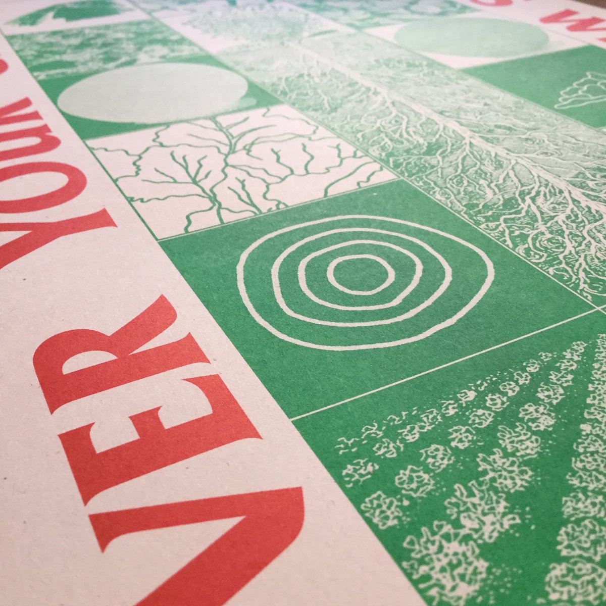 Image of Over Your Cities Grass Will Grow A3 Riso Print
