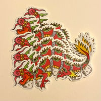 Dragon Sushi Die Cut Sticker