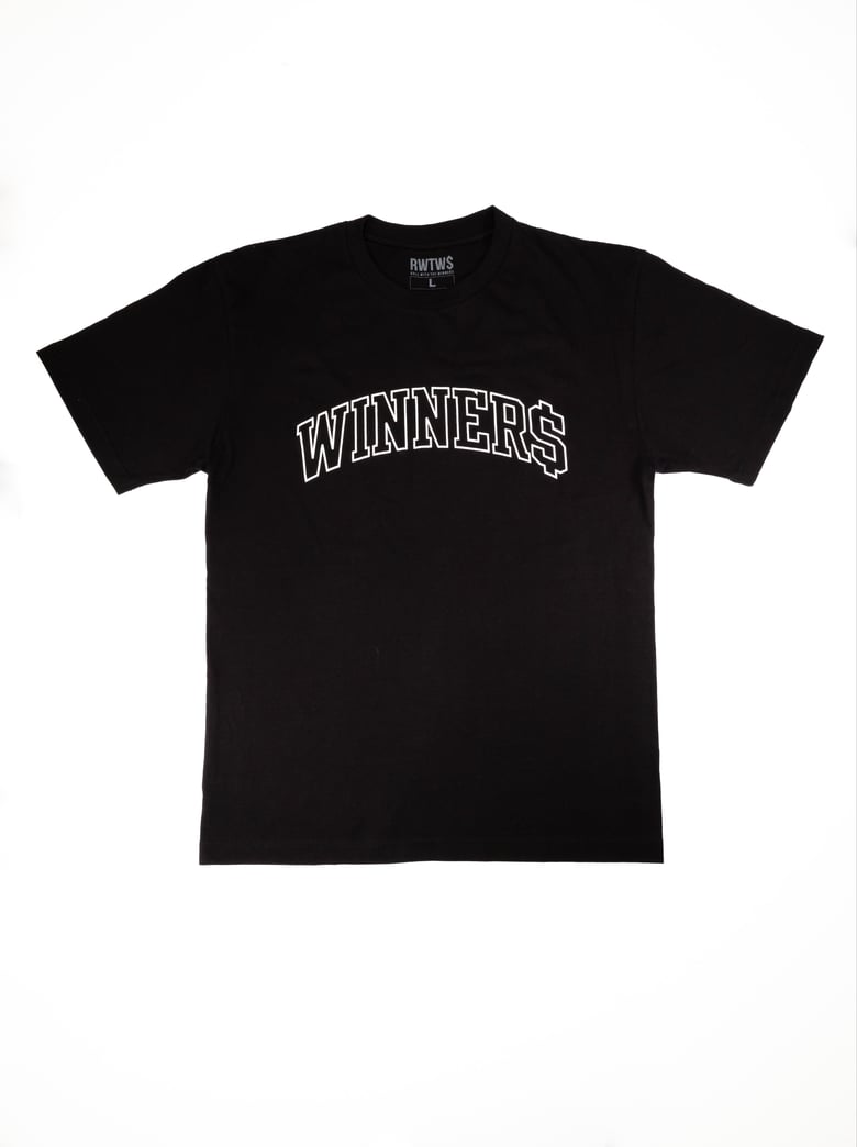 Image of RWTW$ “WINNER$” (T-SHIRT) BLACK