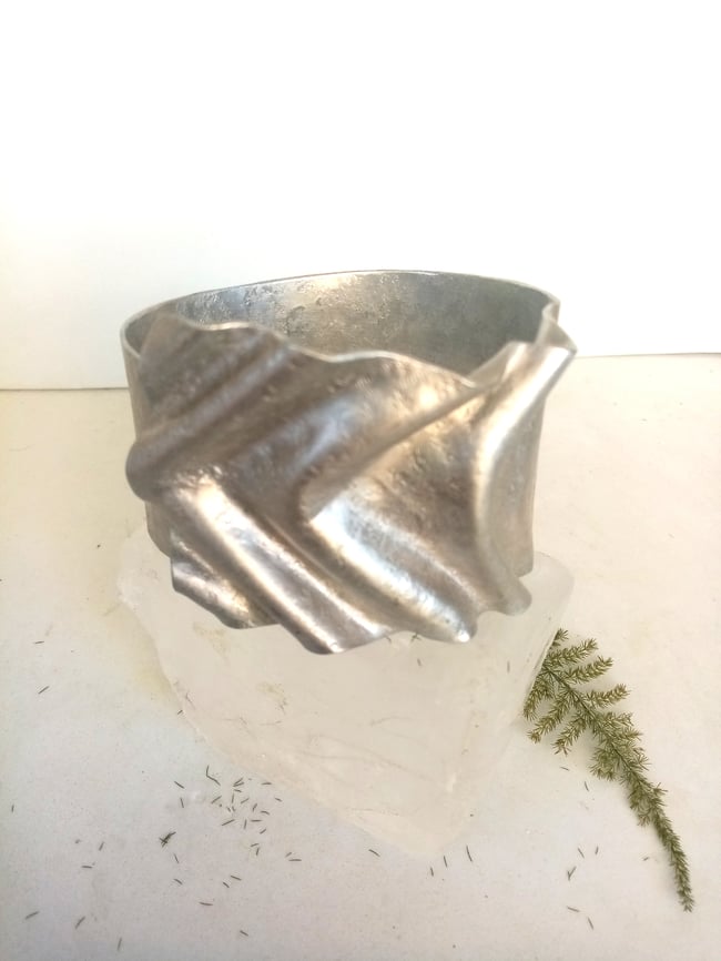 Pulsera Dorada Ola de Mar