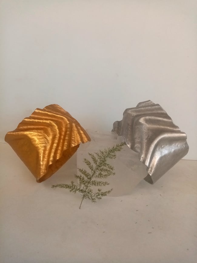 Pulsera Dorada Ola de Mar