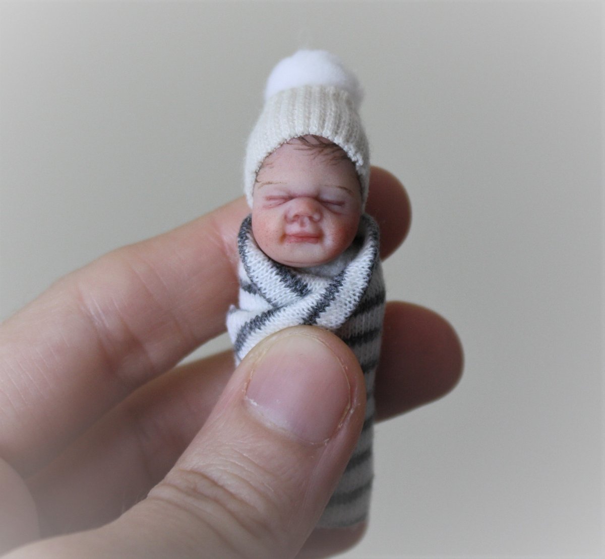Image of #20.  OOAK Miniature Bundle Baby Boy