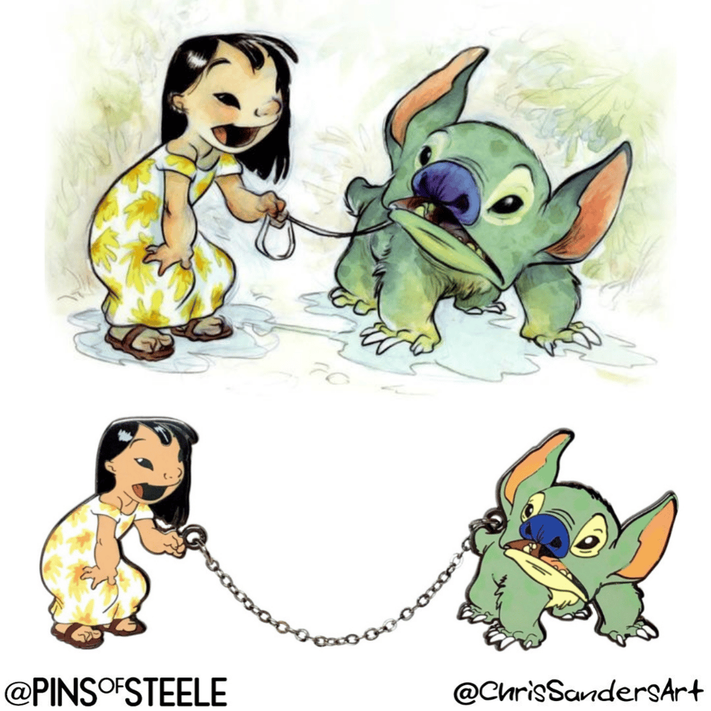 Image of "Lilo & Stitch" Concept Art - Lilo and Stitch Set (Artist: Chris Sanders)