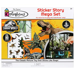 Jurassic World Colorforms Sticker Story Mega Set