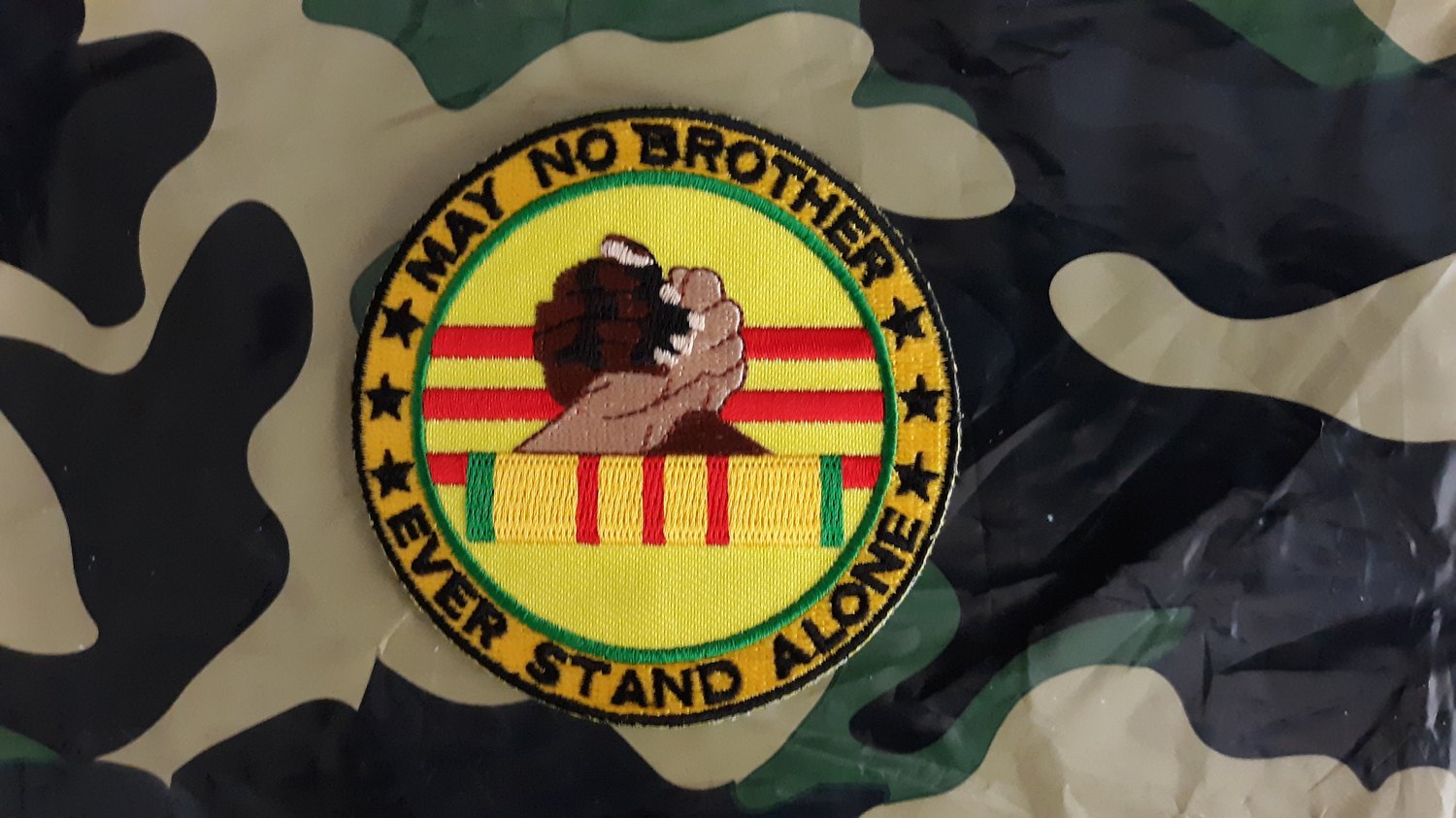 Image of Vietnam Veteran Patch May No Brother Stand Alone