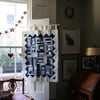 Blue & White Patchwork Wallhanging