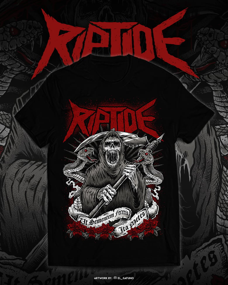 Image of "Reaper" - Black T-shirt