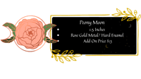 Image 2 of Peony Moon Pin