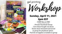 gel printing Workshop