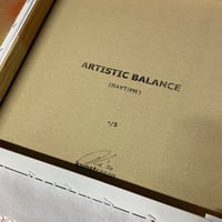 Image 4 of "Artistic Balance" No 1/5 (Daytime Edition) 50x50cm Deep Edge Canvas