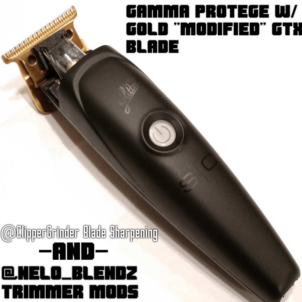 Image of (3 Week Deliver/High Order Volume) Gamma Protege Trimmer W/ Gold "Modified" GTX Blade