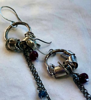 Long Dangly 925 Silver Earrings 