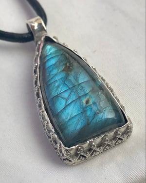 925 Silver Labradorite Pendant