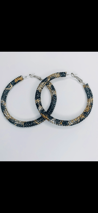 Image 4 of “Give me life” Sparkle hoops