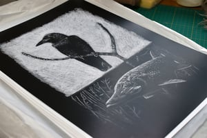 Crow & Pike (art print)