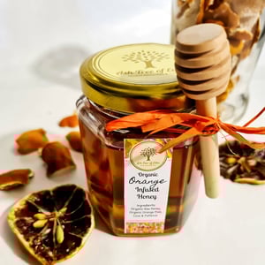 Image of Premium Herb Infused Raw Honey - 6oz jar
