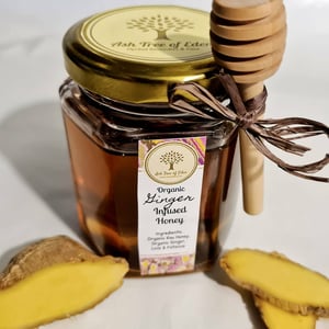 Image of Premium Herb Infused Raw Honey - 6oz jar