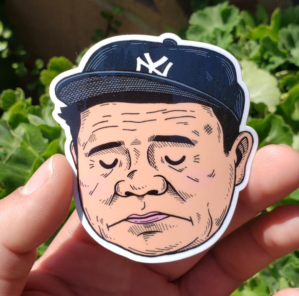 Sultan of Swat 3" Vinyl Sticker