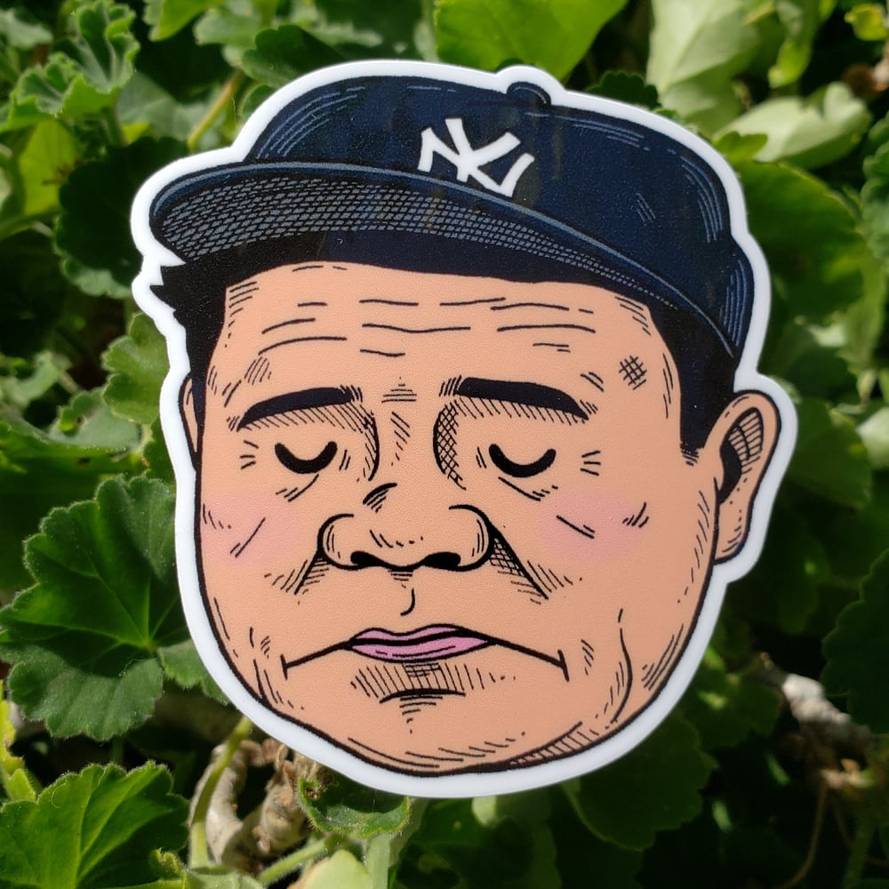 Sultan of Swat 3" Vinyl Sticker