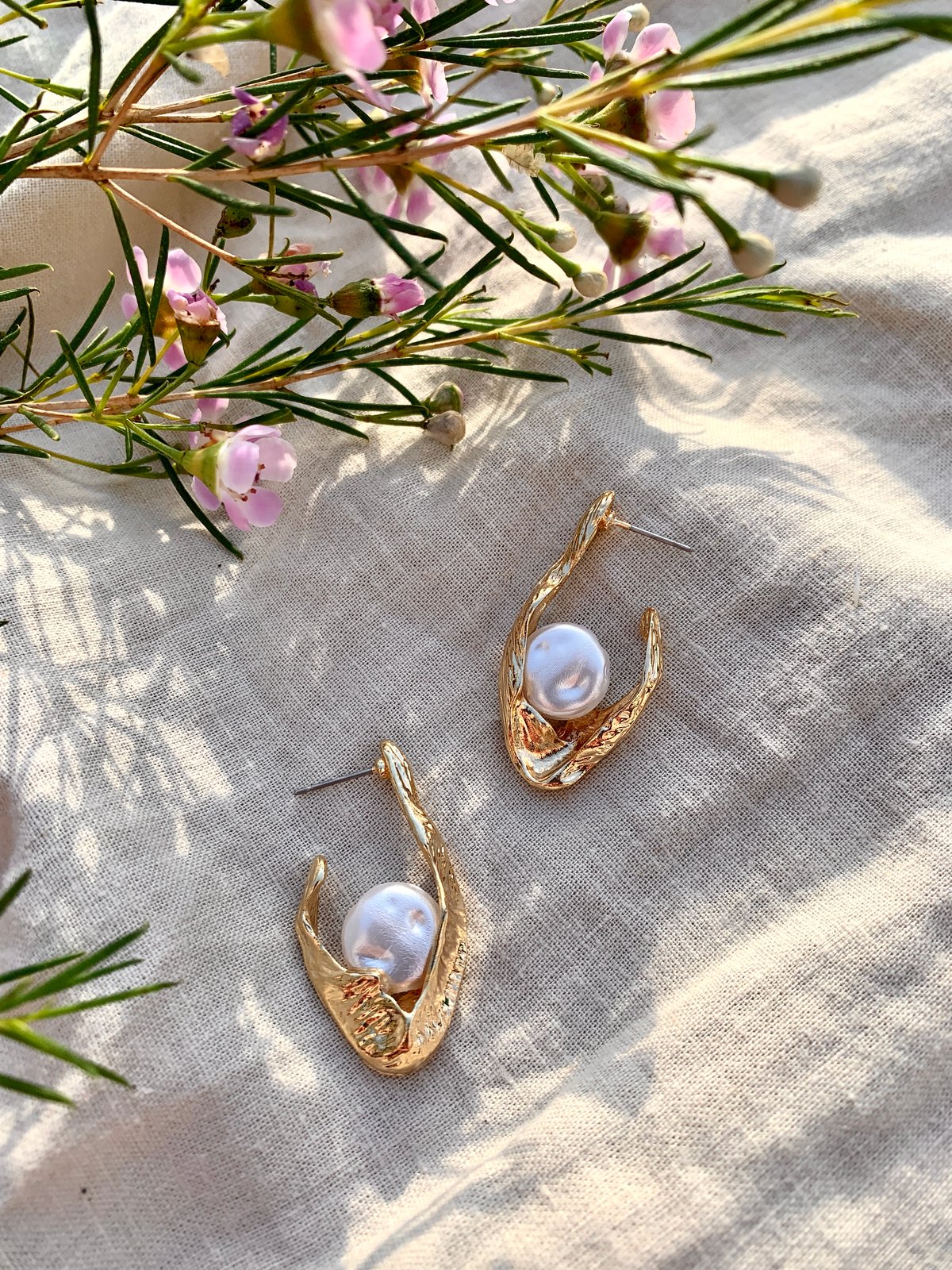 Arabella Earrings Beaches & Cream