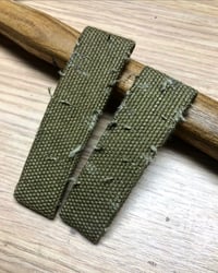 Image 2 of Military sanded canvas “Spezzone” - 2 pc watch strap for Deployante 