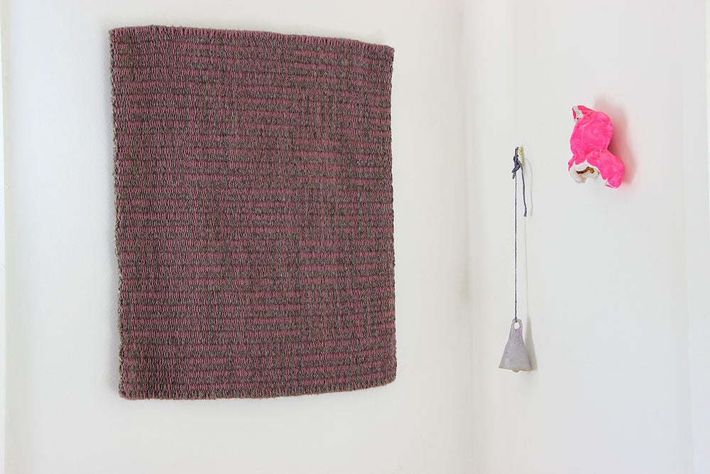 Image of Wall piece /•/ Interlock in Mauve & Bracken