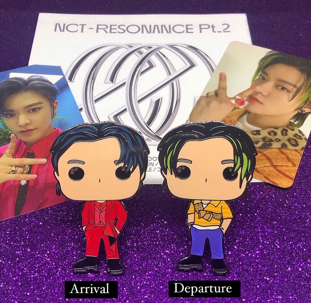 Image of Yuta Arrival / Departure Pins (were $17) !!!