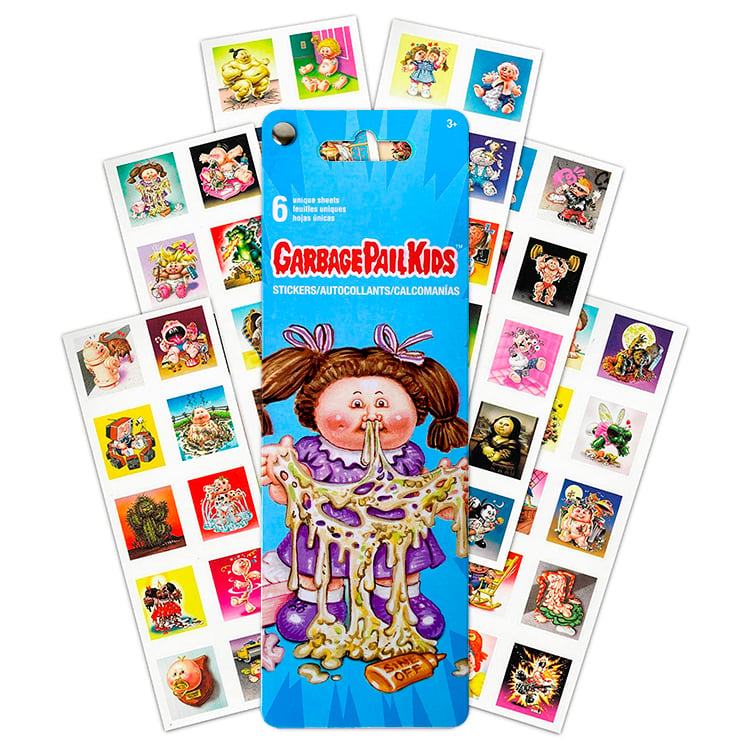 Garbage Pail Kids Stickers - 6 Unique Sheets