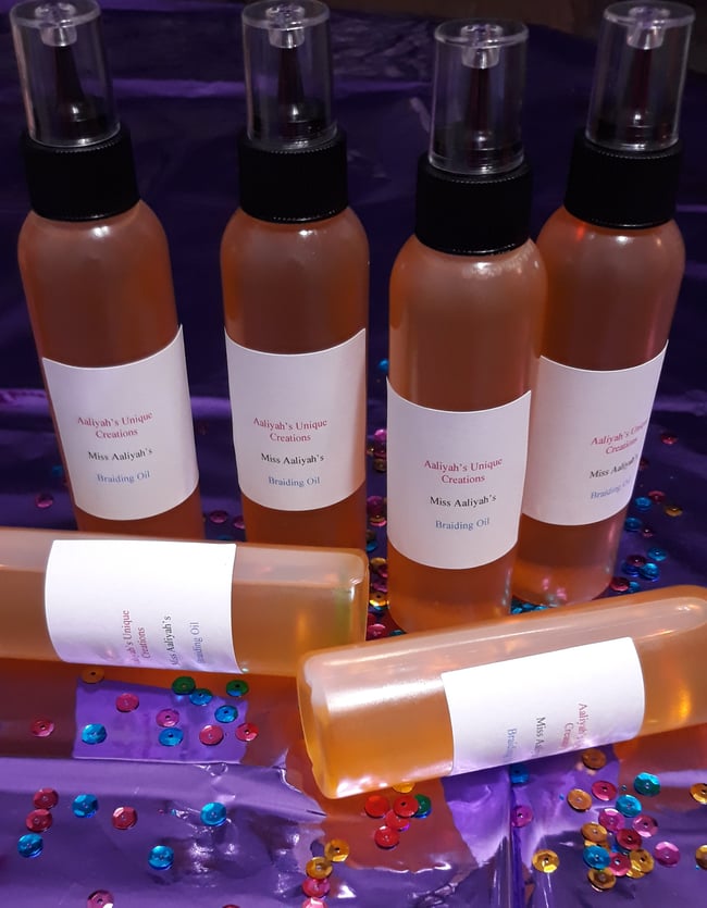 Miss Aaliyah Braiding Oil