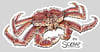 King Crab Sticker 6"