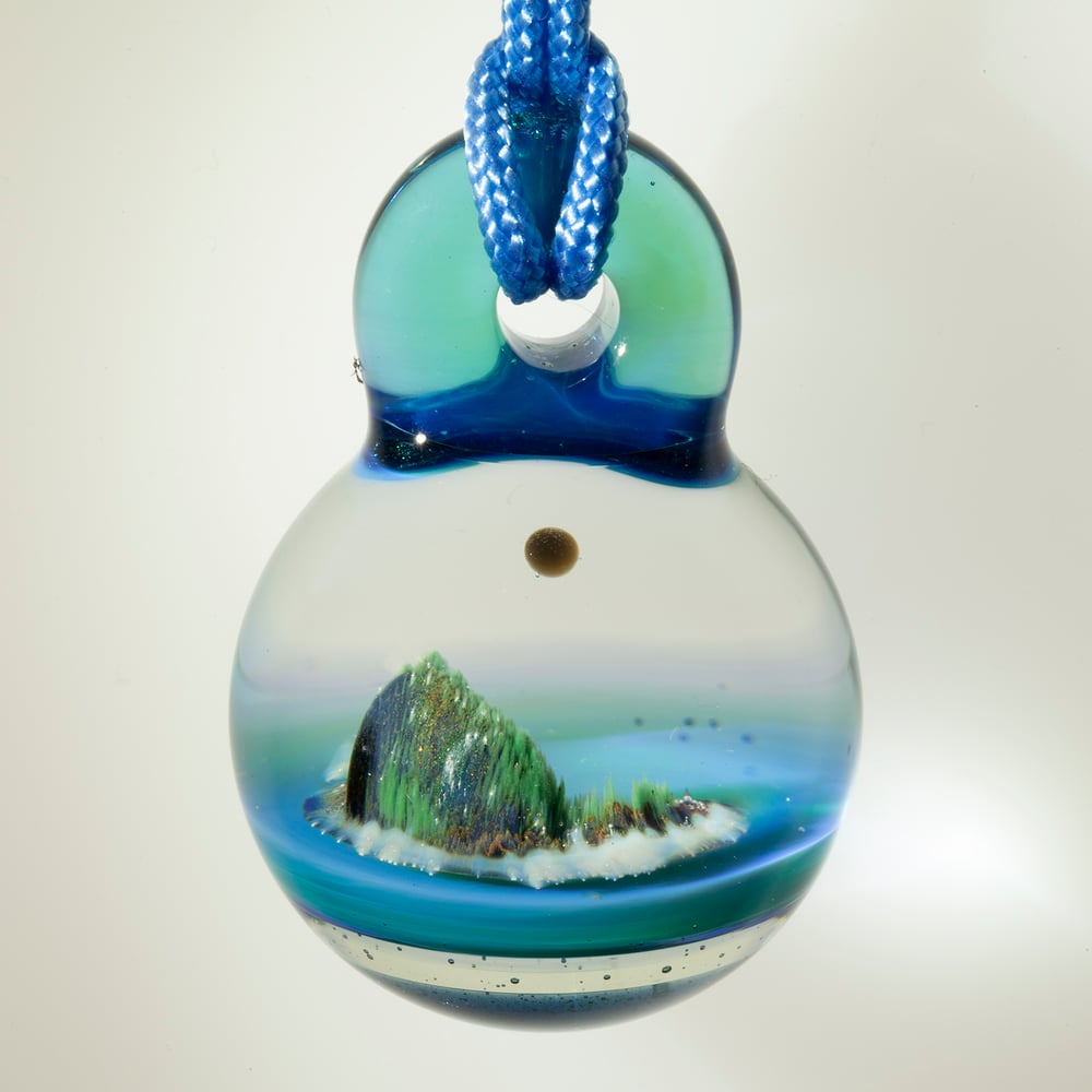 Image of Opal Moon Desert Island Pendant 58
