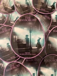 Image 2 of “The Eggsorcist” Die-cut Sticker