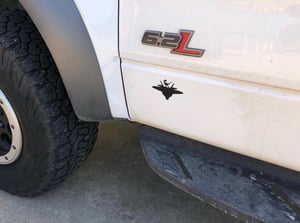 Image of Velociraptor on a Raptor Decal 