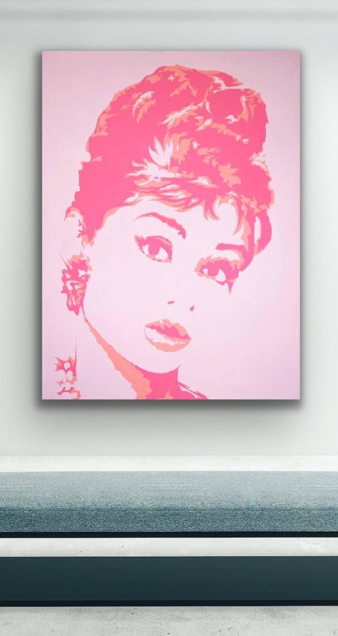 Wow Audrey – Original Painting on canvas by Gardani (2022) : Painting  Acrylic, Oil on Canvas - SINGULART