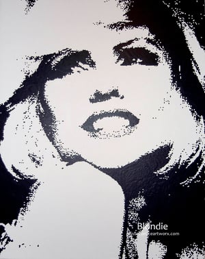 Blondie - Acrylic on Canvas - Poured Paint