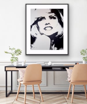Blondie - Acrylic on Canvas - Poured Paint