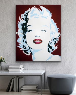 Marilyn Blue - Original - Acrylic on Canvas  