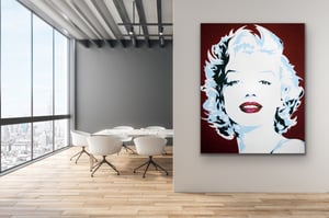 Marilyn Blue - Original - Acrylic on Canvas  
