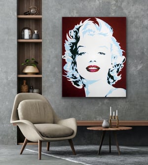 Marilyn Blue - Original - Acrylic on Canvas  