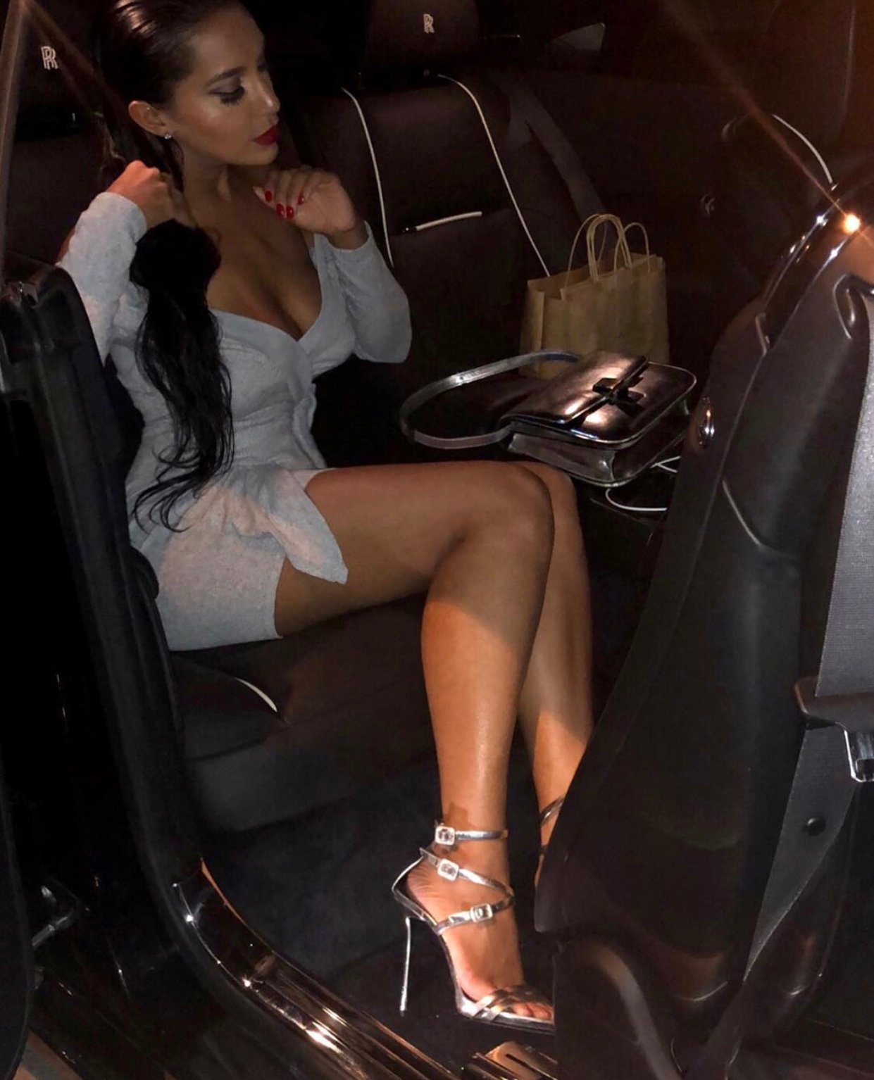 Image of GIUSEPPE ZANOTTI SILVER STRAPPY BUCKLE HEELS (EU 40.5)