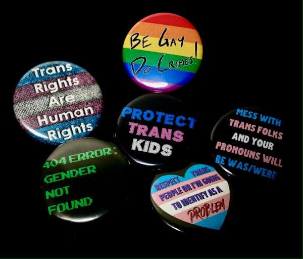 LGBTQIA+ Buttons  Button Button Custom Buttons + More!