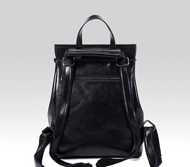 black leather backpack purse sale Woman Lady Anne LUCIDARE Mini Ankobags way zip closure Front zip pocket Inside zippered divider and zippered pocket Organizer pockets and pen loops Slots for 6 credit/business cards (only use one card per slot) Adjustable shoulder straps Handmade construction Available in Brown or Black leather Dimensions Wesccimo Genuine Leather Backpack Purse