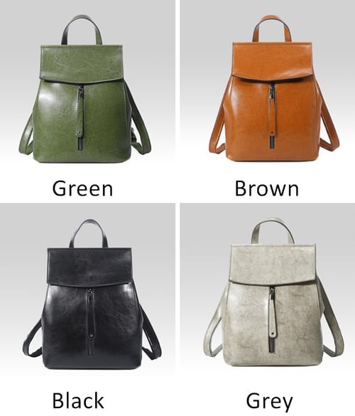 Image of Backpack Purse Lady Backpack Women Leather Backpack 9233