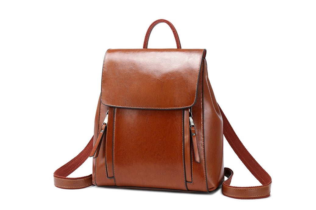 Leather hotsell handbag backpack