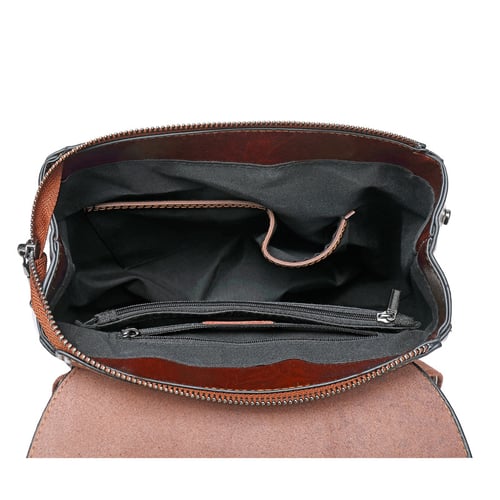 Image of Leather Backpack Purse Women Designer Backpacks SX586